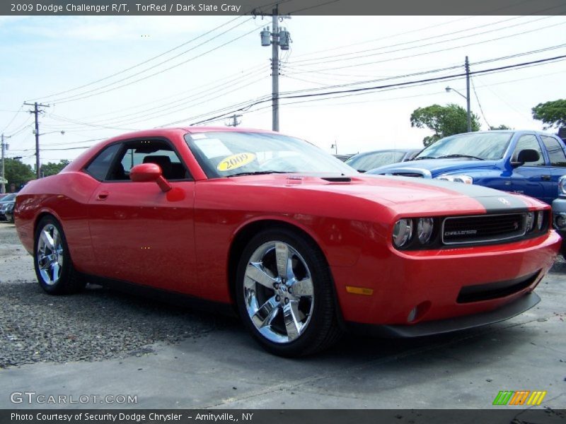 TorRed / Dark Slate Gray 2009 Dodge Challenger R/T