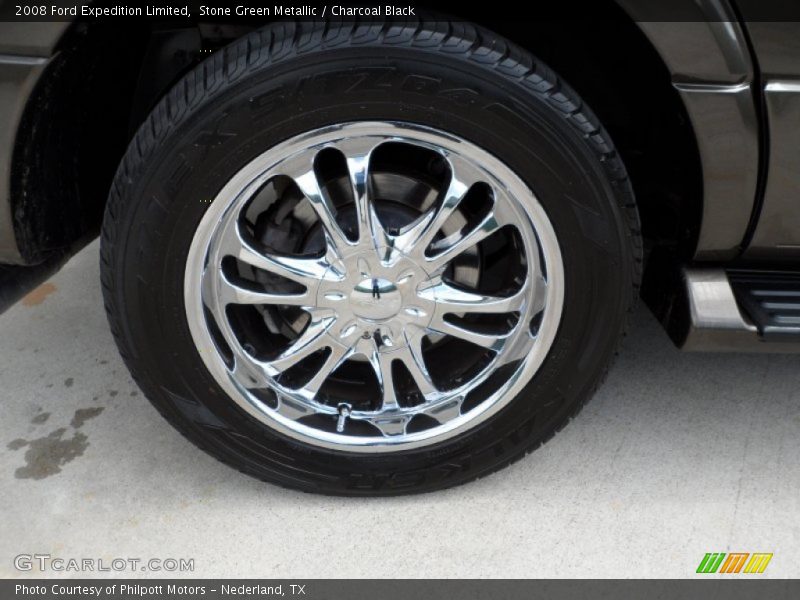Stone Green Metallic / Charcoal Black 2008 Ford Expedition Limited