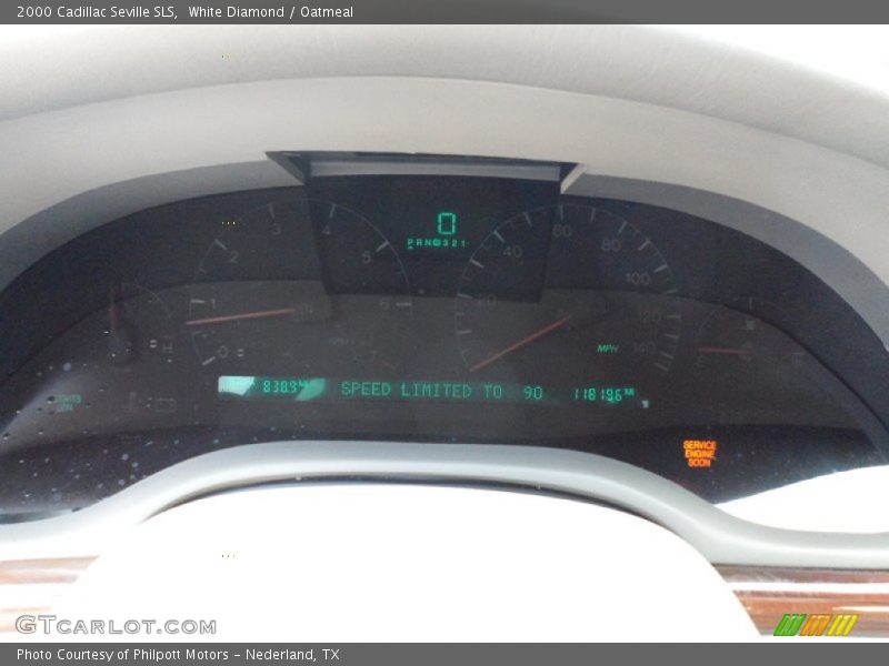 White Diamond / Oatmeal 2000 Cadillac Seville SLS