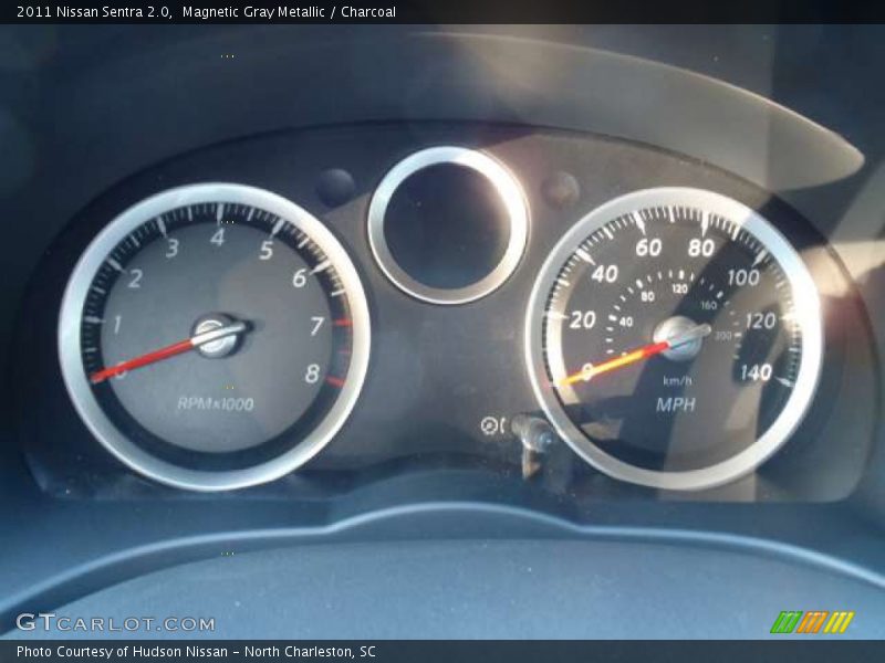 Magnetic Gray Metallic / Charcoal 2011 Nissan Sentra 2.0