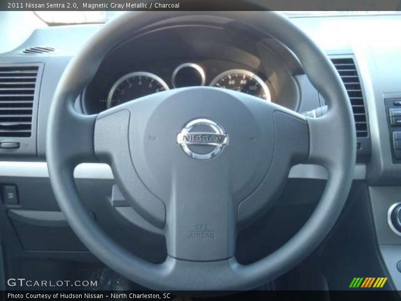 Magnetic Gray Metallic / Charcoal 2011 Nissan Sentra 2.0