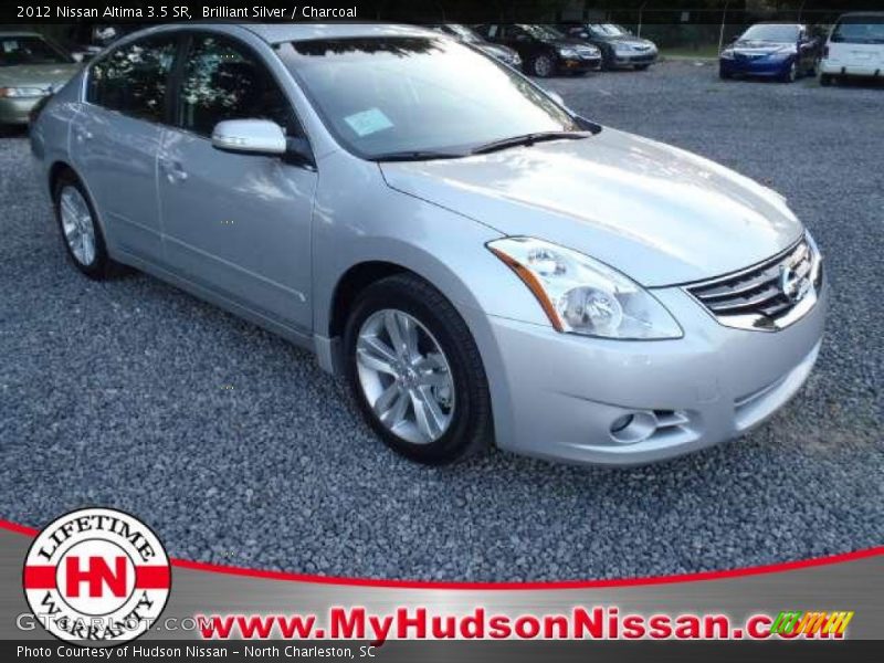 Brilliant Silver / Charcoal 2012 Nissan Altima 3.5 SR