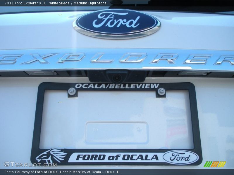White Suede / Medium Light Stone 2011 Ford Explorer XLT