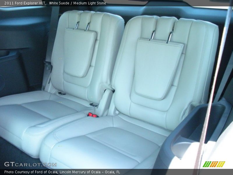 White Suede / Medium Light Stone 2011 Ford Explorer XLT