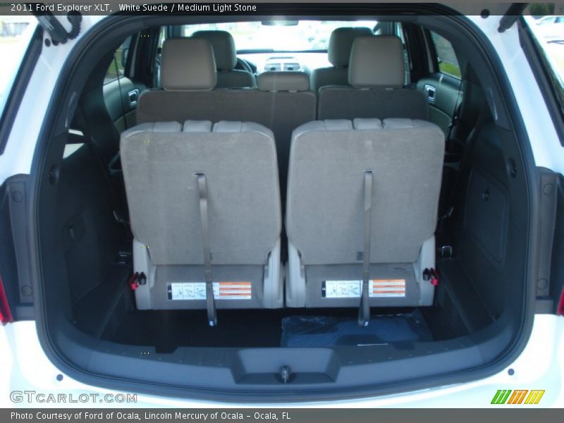 White Suede / Medium Light Stone 2011 Ford Explorer XLT