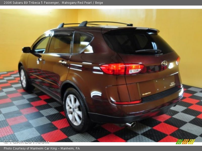 Mahogany Red Pearl / Beige 2006 Subaru B9 Tribeca 5 Passenger