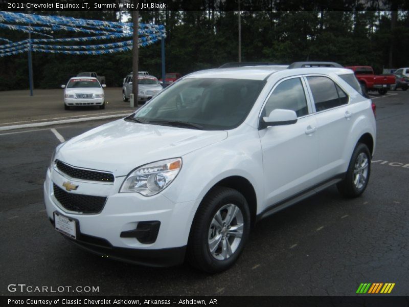 Summit White / Jet Black 2011 Chevrolet Equinox LT