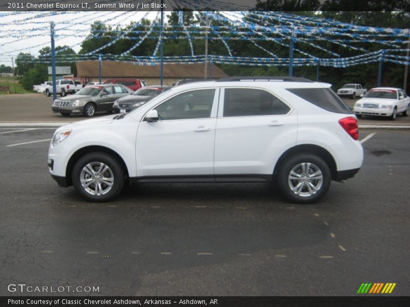Summit White / Jet Black 2011 Chevrolet Equinox LT