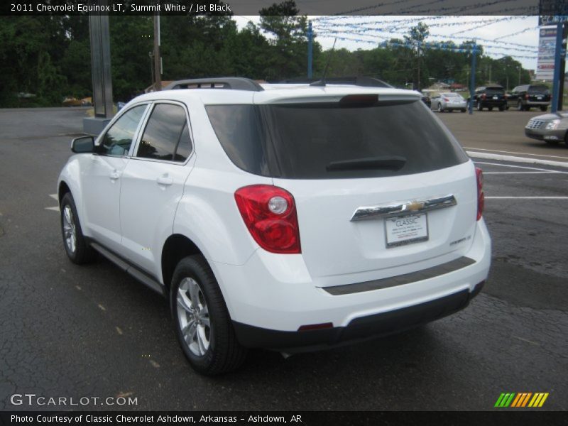 Summit White / Jet Black 2011 Chevrolet Equinox LT