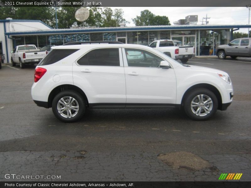 Summit White / Jet Black 2011 Chevrolet Equinox LT