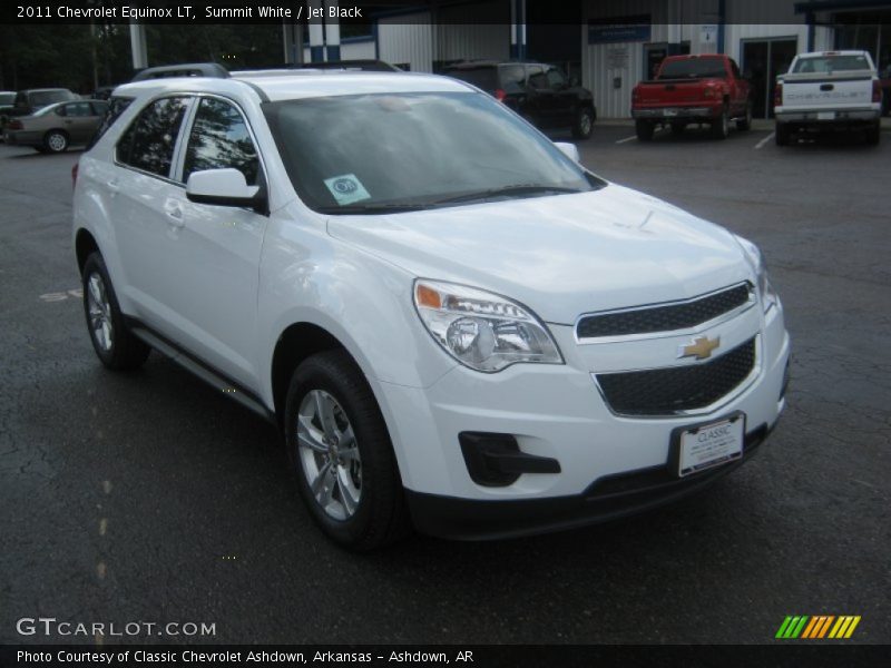Summit White / Jet Black 2011 Chevrolet Equinox LT