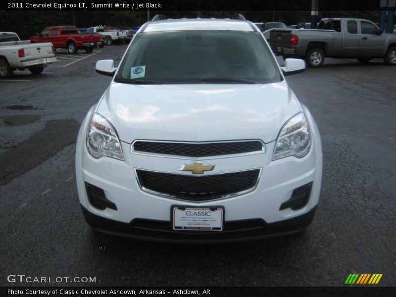 Summit White / Jet Black 2011 Chevrolet Equinox LT