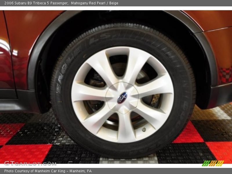 Mahogany Red Pearl / Beige 2006 Subaru B9 Tribeca 5 Passenger