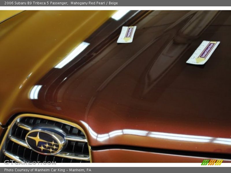 Mahogany Red Pearl / Beige 2006 Subaru B9 Tribeca 5 Passenger