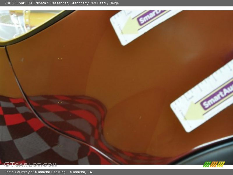 Mahogany Red Pearl / Beige 2006 Subaru B9 Tribeca 5 Passenger