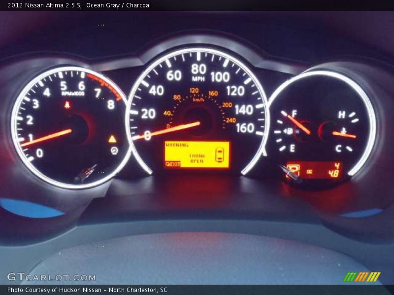 Ocean Gray / Charcoal 2012 Nissan Altima 2.5 S