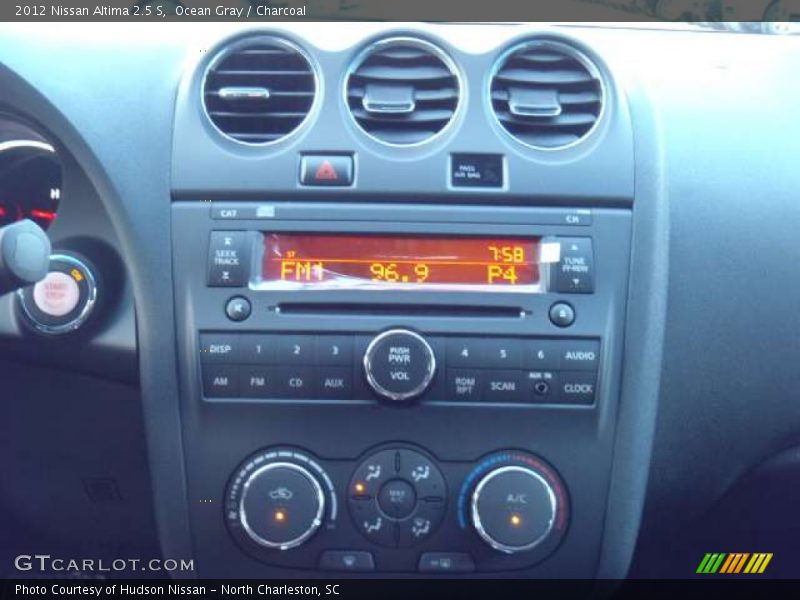 Ocean Gray / Charcoal 2012 Nissan Altima 2.5 S