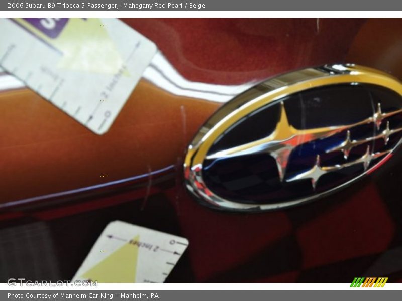 Mahogany Red Pearl / Beige 2006 Subaru B9 Tribeca 5 Passenger