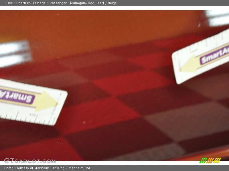 Mahogany Red Pearl / Beige 2006 Subaru B9 Tribeca 5 Passenger