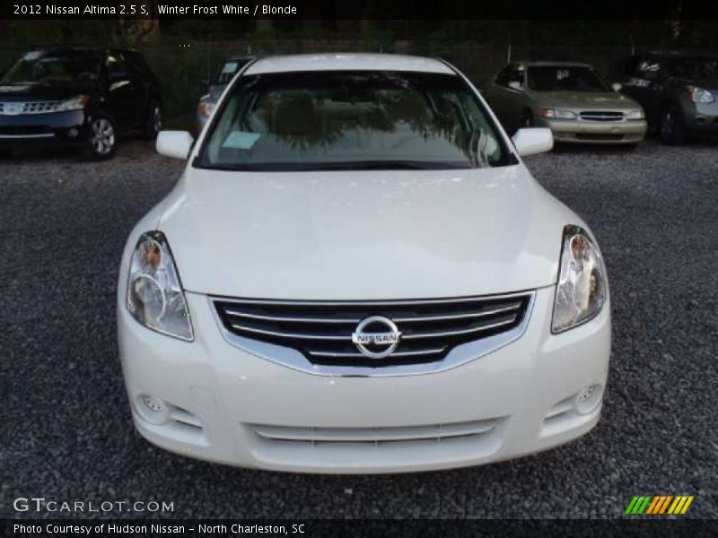 Winter Frost White / Blonde 2012 Nissan Altima 2.5 S