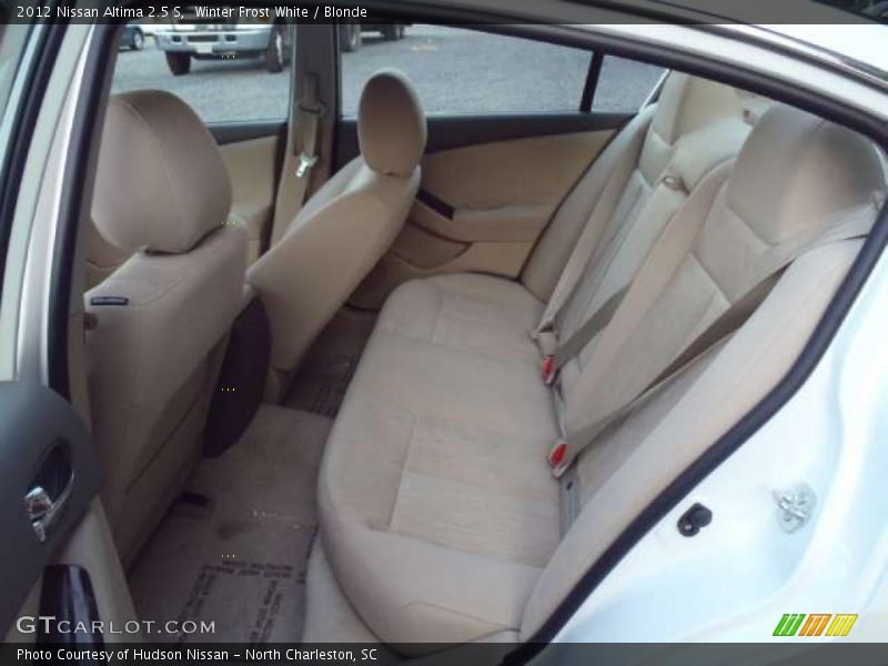 Winter Frost White / Blonde 2012 Nissan Altima 2.5 S