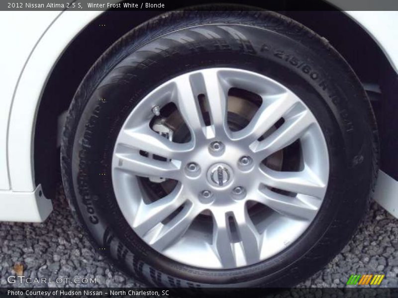Winter Frost White / Blonde 2012 Nissan Altima 2.5 S