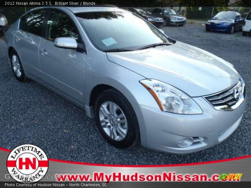 Brilliant Silver / Blonde 2012 Nissan Altima 2.5 S