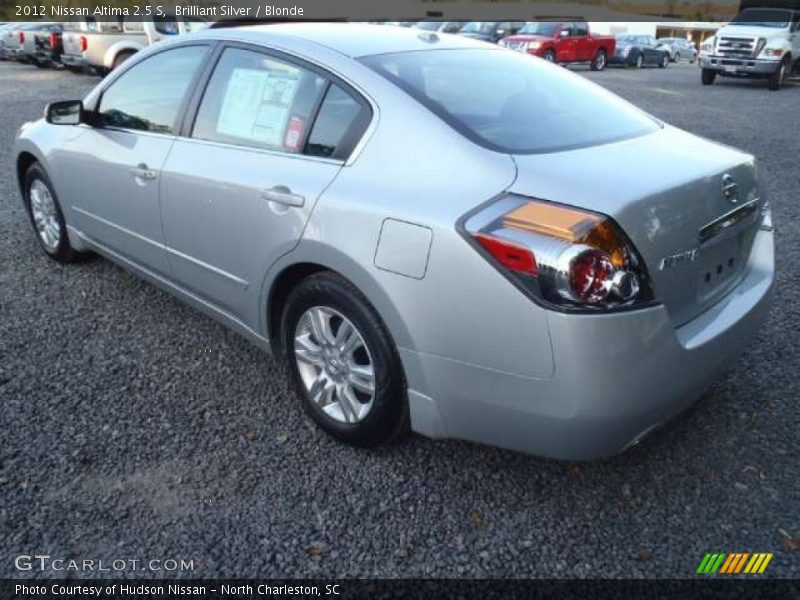Brilliant Silver / Blonde 2012 Nissan Altima 2.5 S