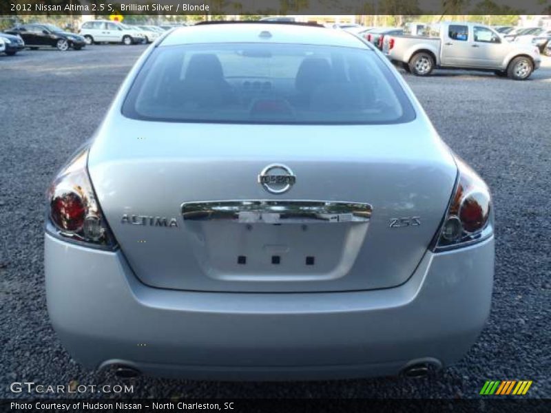 Brilliant Silver / Blonde 2012 Nissan Altima 2.5 S