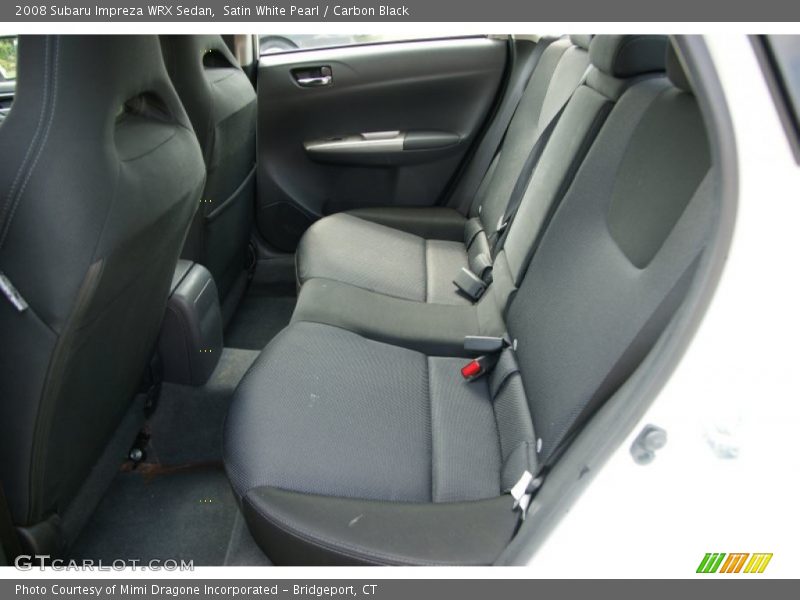  2008 Impreza WRX Sedan Carbon Black Interior