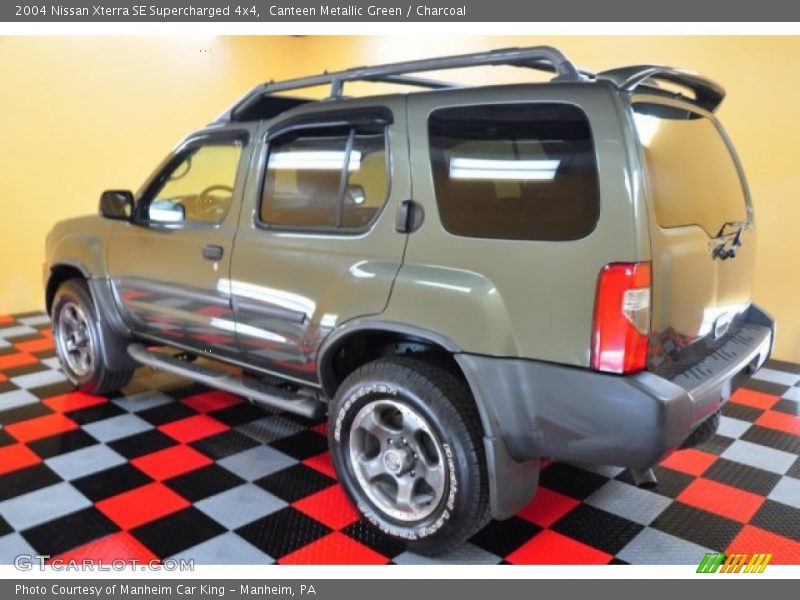 Canteen Metallic Green / Charcoal 2004 Nissan Xterra SE Supercharged 4x4