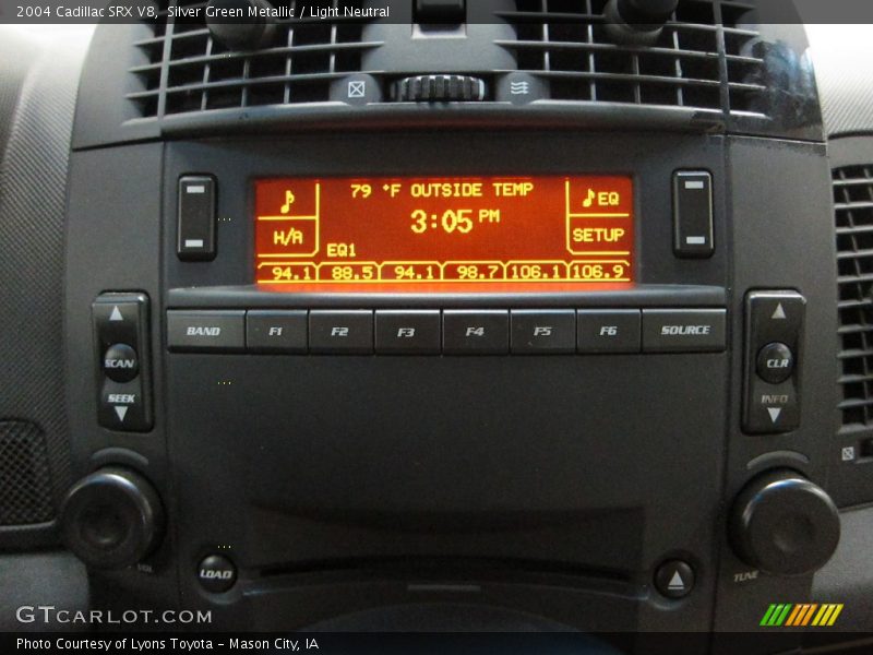 Silver Green Metallic / Light Neutral 2004 Cadillac SRX V8