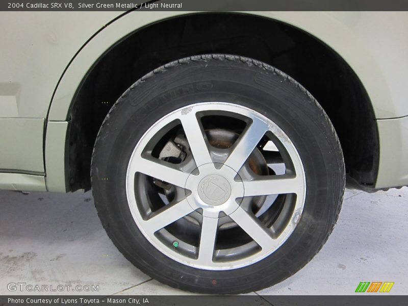 Silver Green Metallic / Light Neutral 2004 Cadillac SRX V8