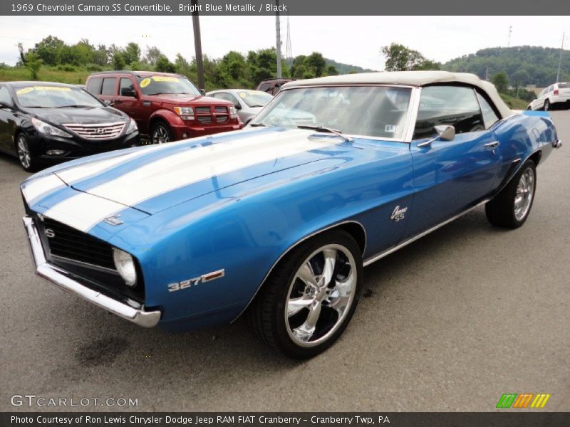 Front 3/4 View of 1969 Camaro SS Convertible