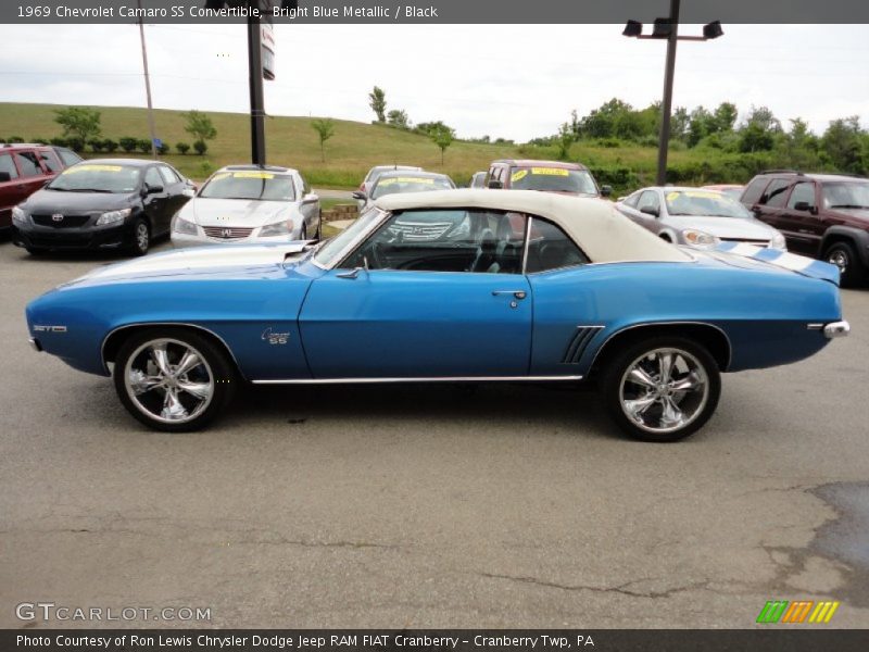  1969 Camaro SS Convertible Bright Blue Metallic