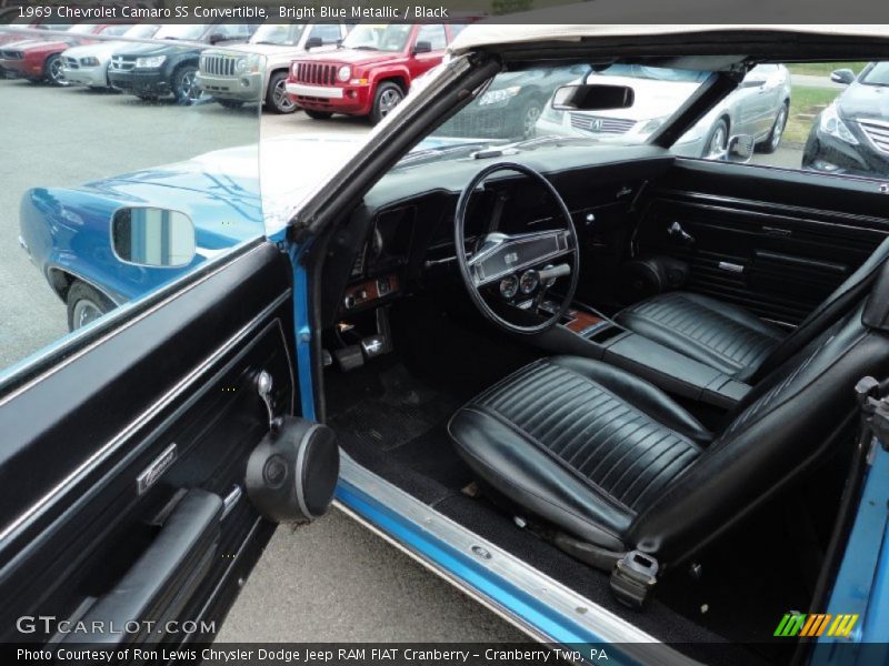  1969 Camaro SS Convertible Black Interior