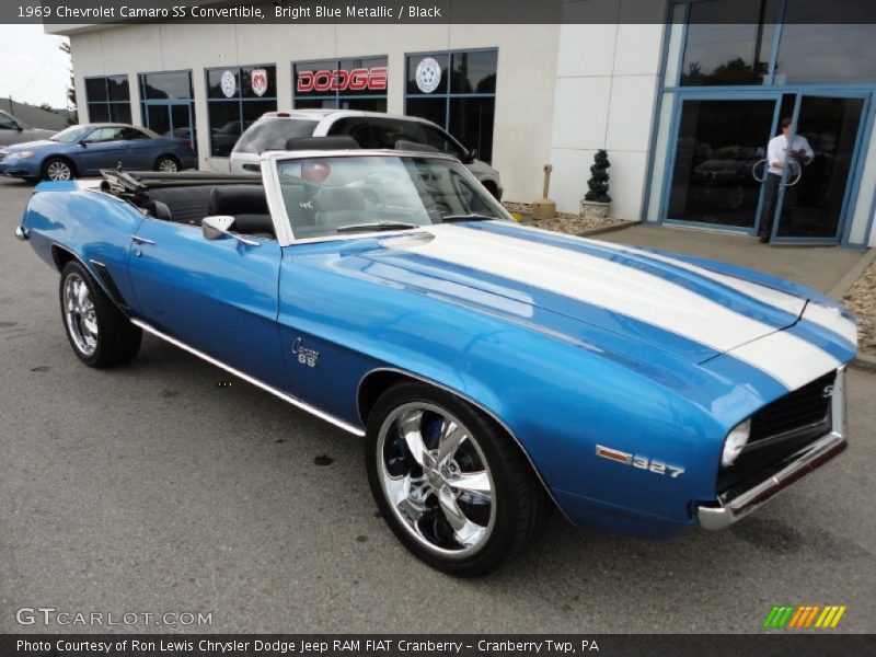  1969 Camaro SS Convertible Bright Blue Metallic