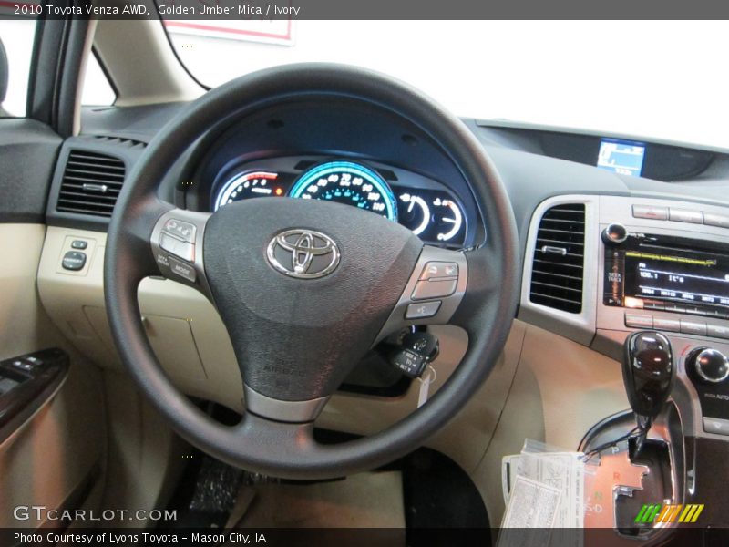 Golden Umber Mica / Ivory 2010 Toyota Venza AWD