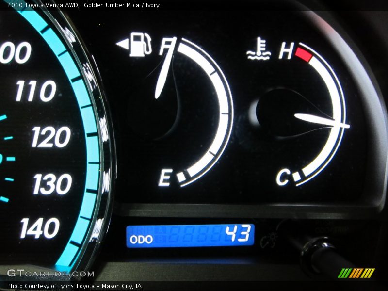 Golden Umber Mica / Ivory 2010 Toyota Venza AWD