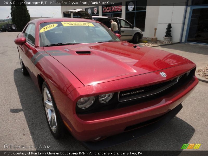 Inferno Red Crystal Pearl / Dark Slate Gray 2010 Dodge Challenger R/T