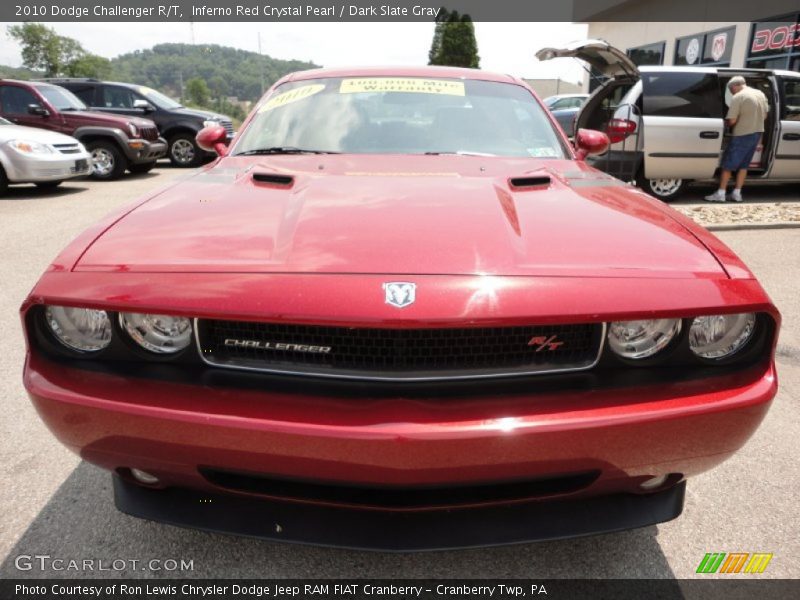 Inferno Red Crystal Pearl / Dark Slate Gray 2010 Dodge Challenger R/T