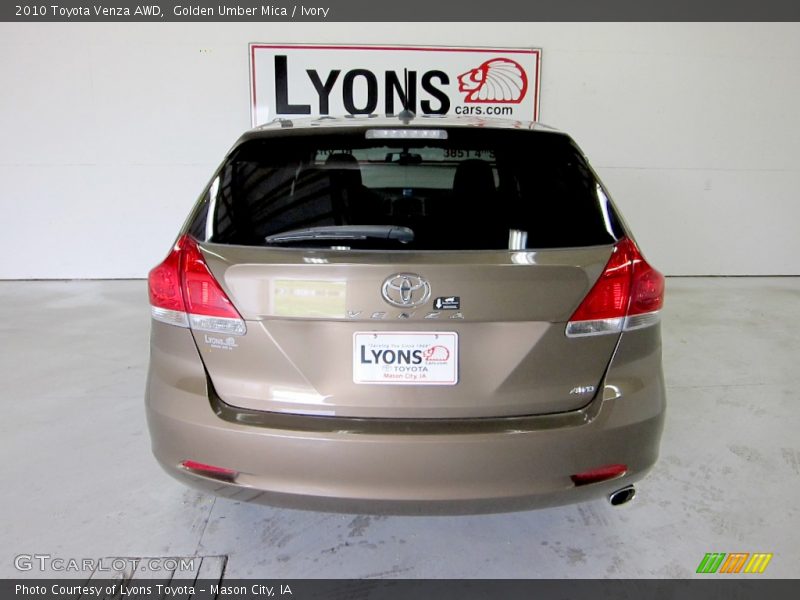 Golden Umber Mica / Ivory 2010 Toyota Venza AWD