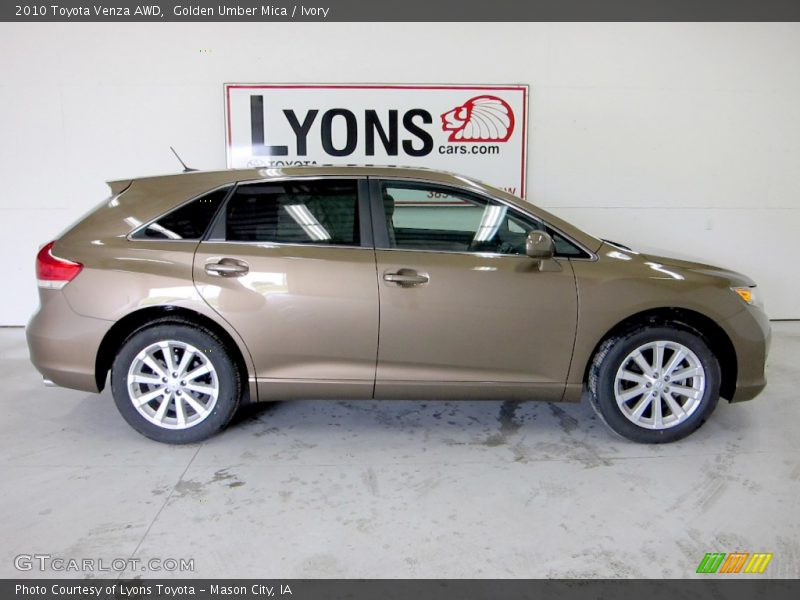 Golden Umber Mica / Ivory 2010 Toyota Venza AWD