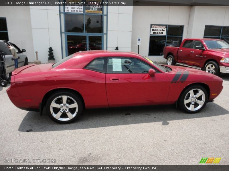 Inferno Red Crystal Pearl / Dark Slate Gray 2010 Dodge Challenger R/T