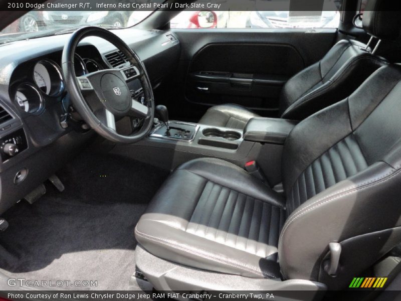 Inferno Red Crystal Pearl / Dark Slate Gray 2010 Dodge Challenger R/T
