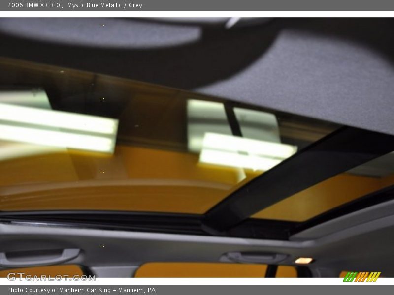 Mystic Blue Metallic / Grey 2006 BMW X3 3.0i