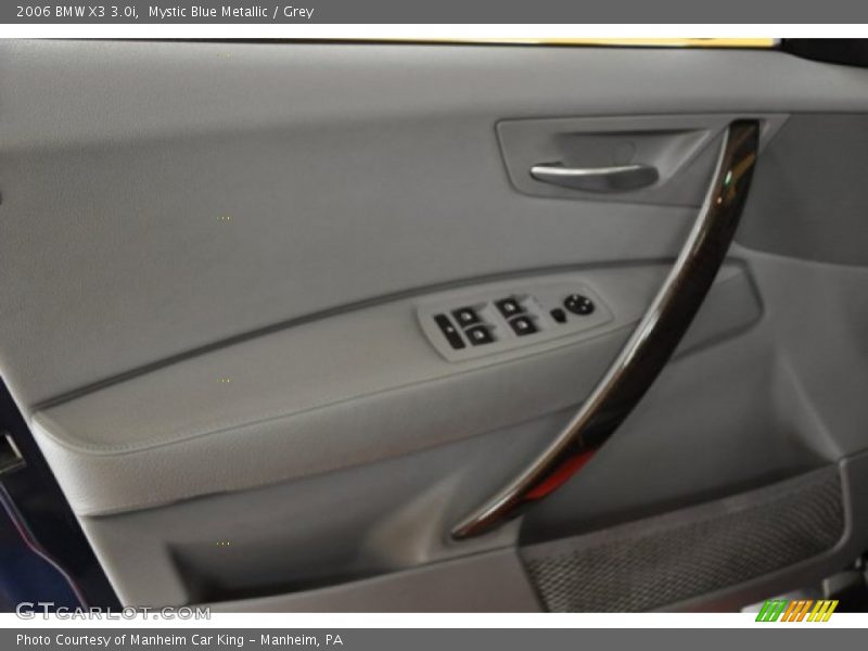 Mystic Blue Metallic / Grey 2006 BMW X3 3.0i