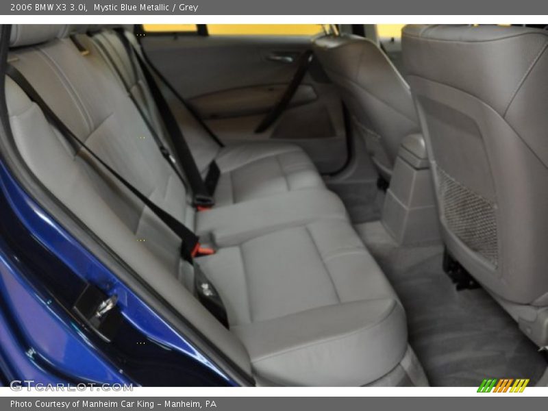 Mystic Blue Metallic / Grey 2006 BMW X3 3.0i