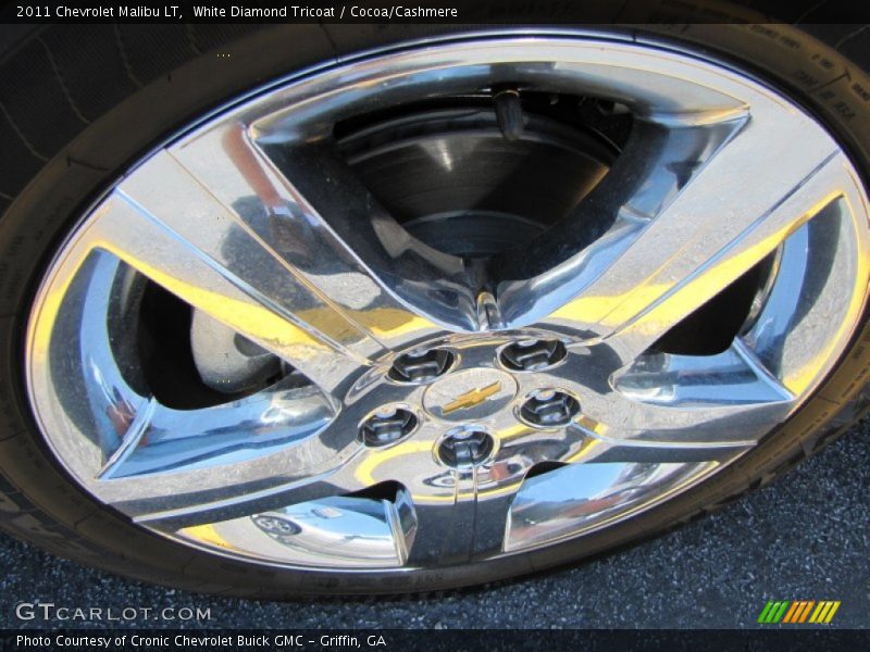 White Diamond Tricoat / Cocoa/Cashmere 2011 Chevrolet Malibu LT