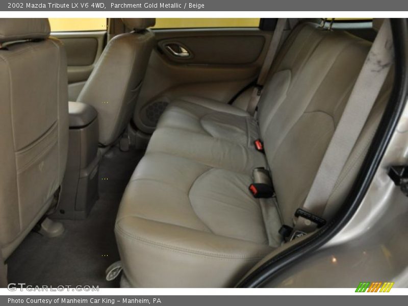 Parchment Gold Metallic / Beige 2002 Mazda Tribute LX V6 4WD